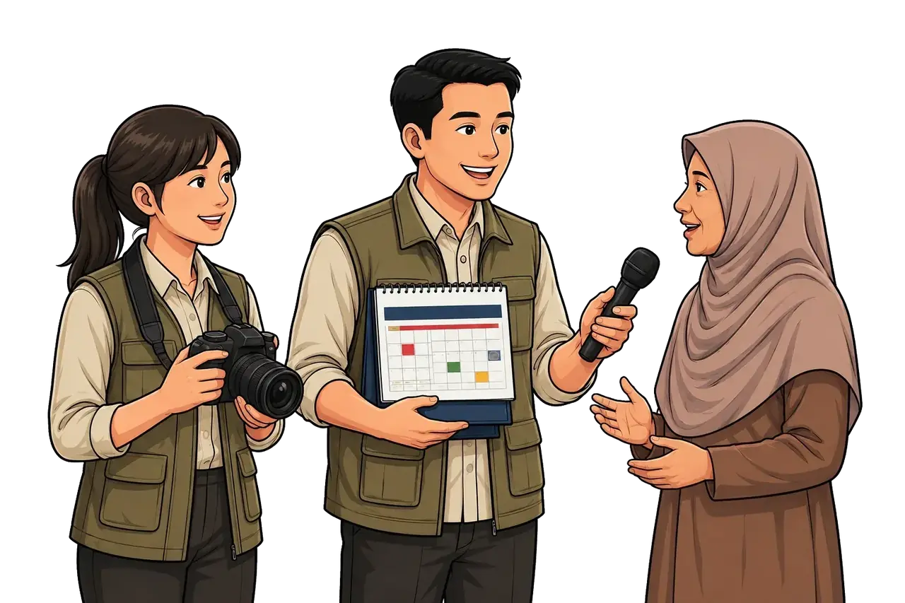 Ilustrasi tematik untuk halaman Galeri
