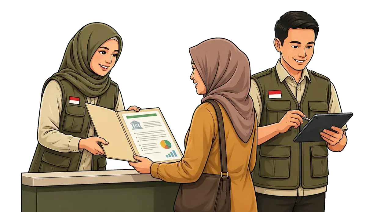 Ilustrasi tematik untuk halaman PPID