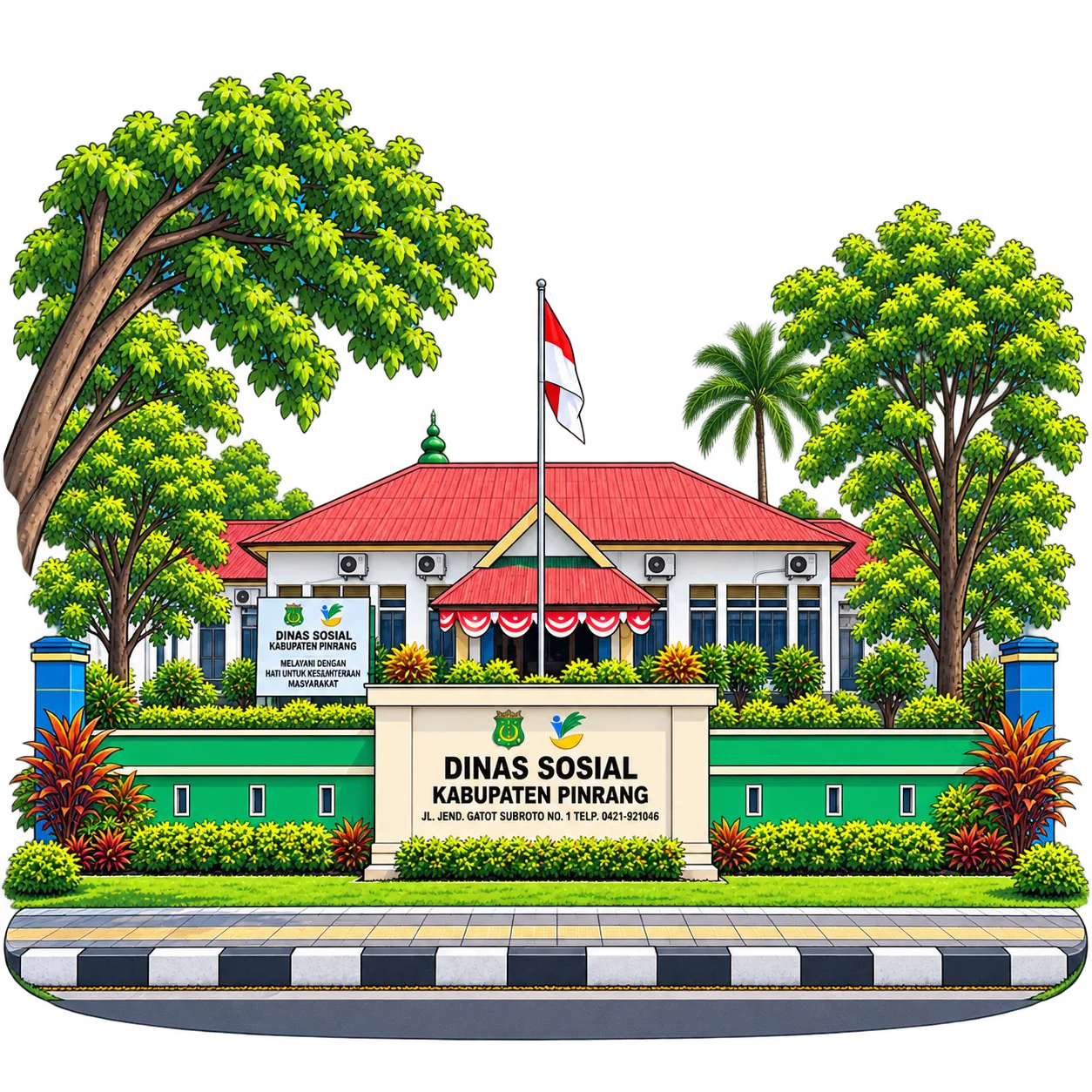 Ilustrasi tematik untuk halaman Visi dan Misi